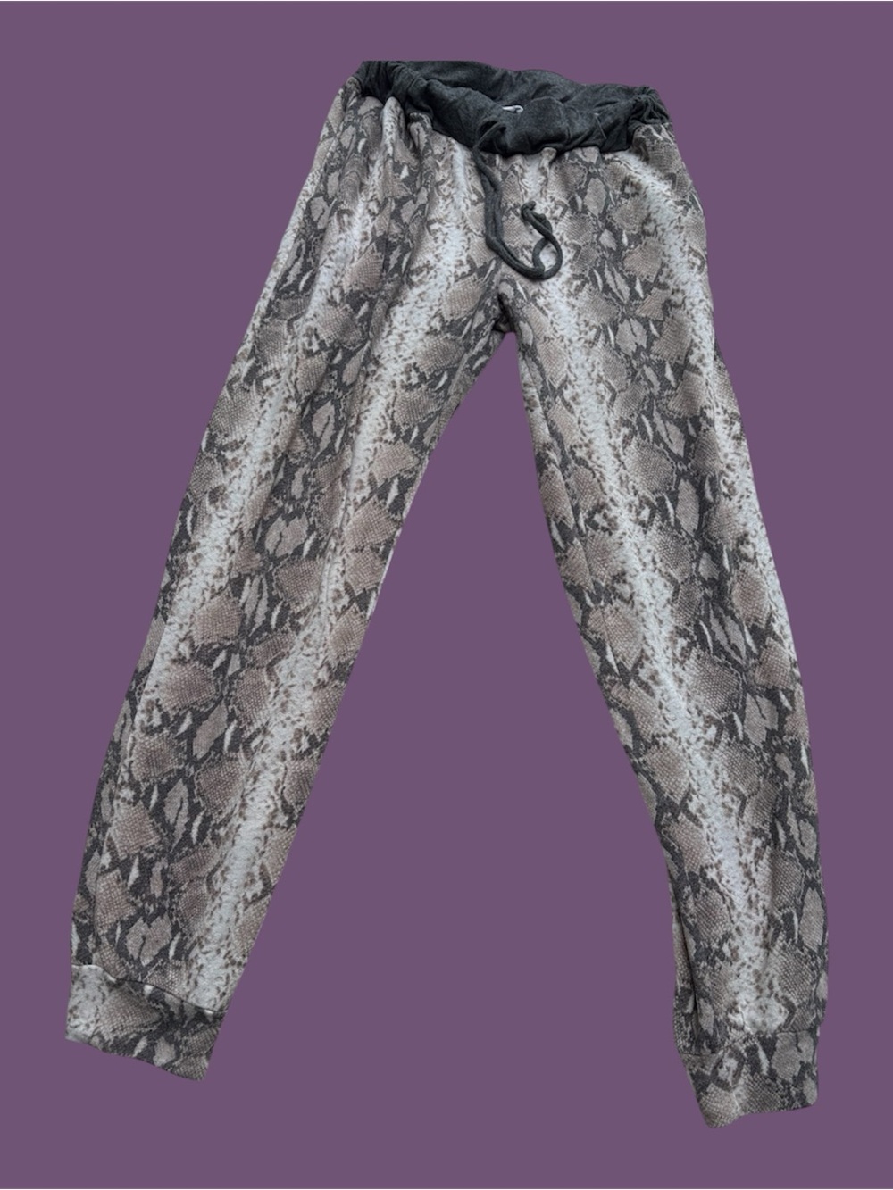 First Love By Lovelyn Snake Print Women’s Jogger Pants Size Small